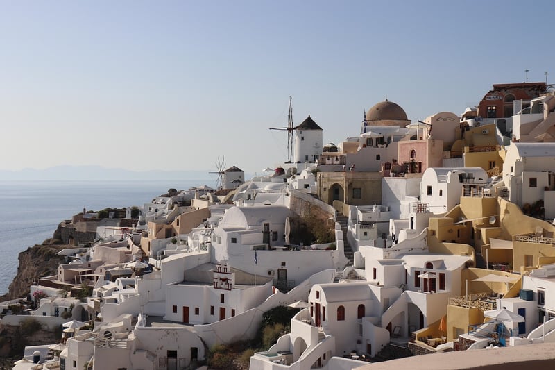 Santorini scenic beauty